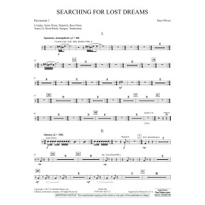 Searching for Lost Dreams - Percussion 1